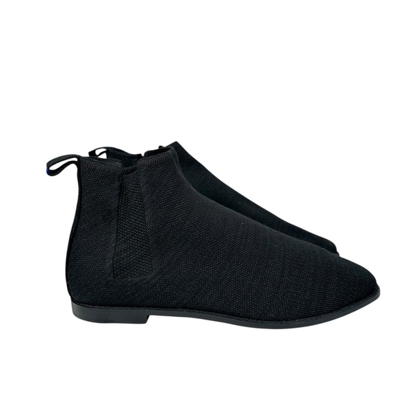 ROTHY’S The Merino Wool Glove Chelsea Ankle Boot in Onyx Black - Picture 4 of 13